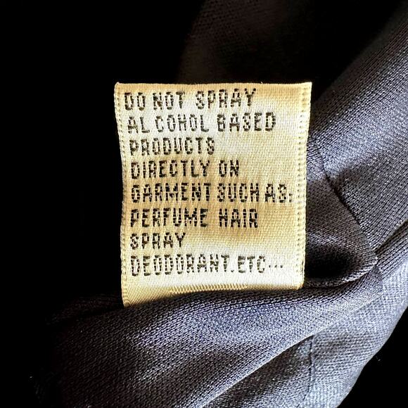 Mac Duggal NewWomen's One Shoulder Long Sleeve Jersey Gown Midnight Size 16 - Picture 15 of 15